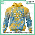 Boston Bruins Design Fearless Against Childhood Cancers Hoodie