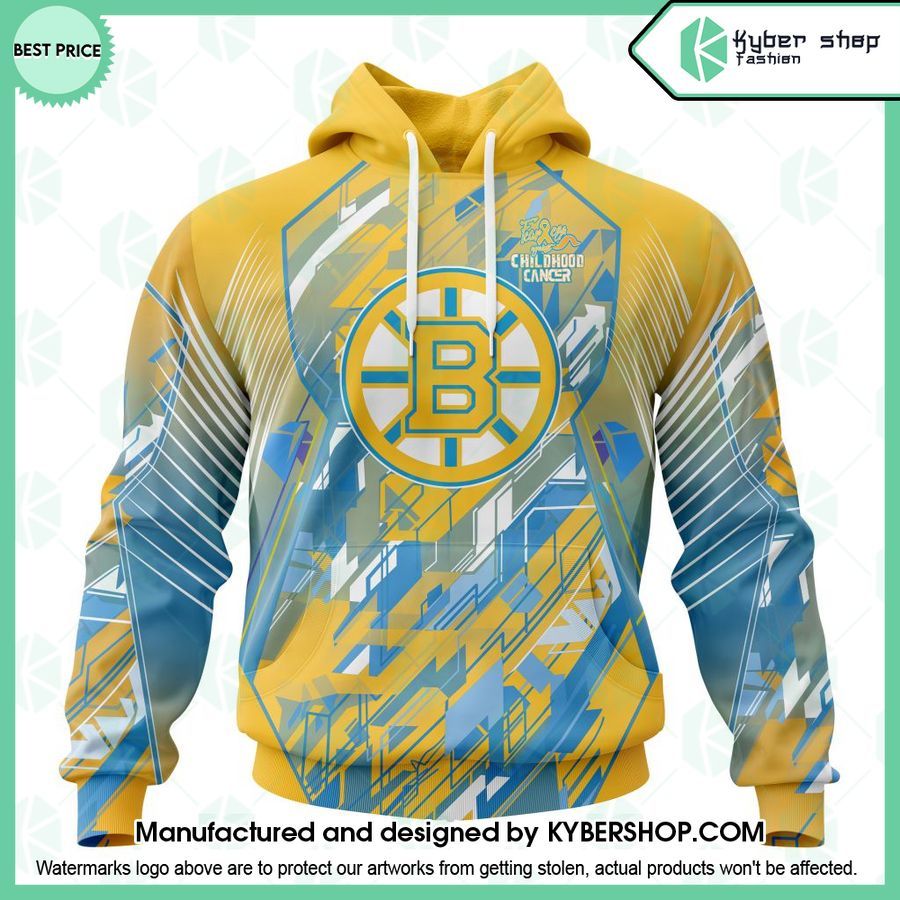 Boston Bruins Design Fearless Against Childhood Cancers Hoodie