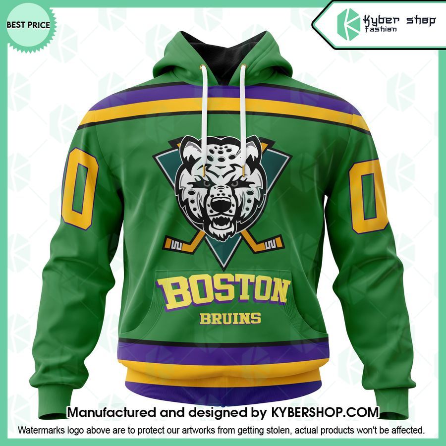 Boston Bruins Design X The Mighty Ducks CUSTOM Hoodie