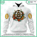 Boston Bruins Dia De Muertos CUSTOM Hoodie