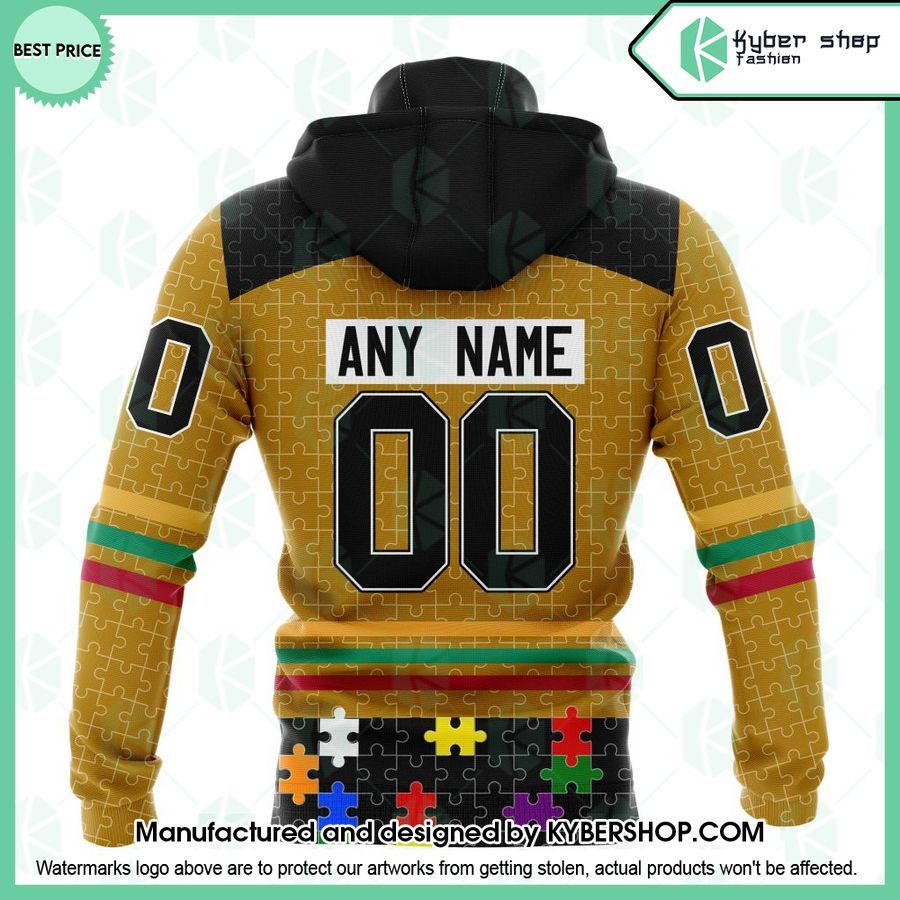 Boston Bruins Fearless Aganst Autism CUSTOM Hoodie
