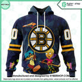 Boston Bruins For Rocket Power CUSTOM Hoodie