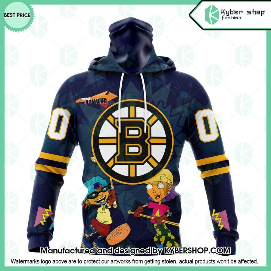Boston Bruins For Rocket Power CUSTOM Hoodie