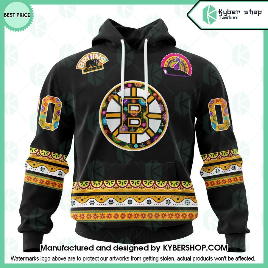 Boston Bruins Hockey For All Diwali Festival CUSTOM Hoodie