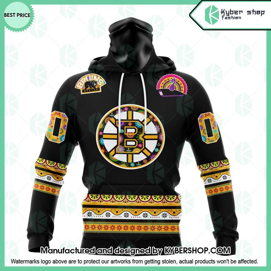 Boston Bruins Hockey For All Diwali Festival CUSTOM Hoodie
