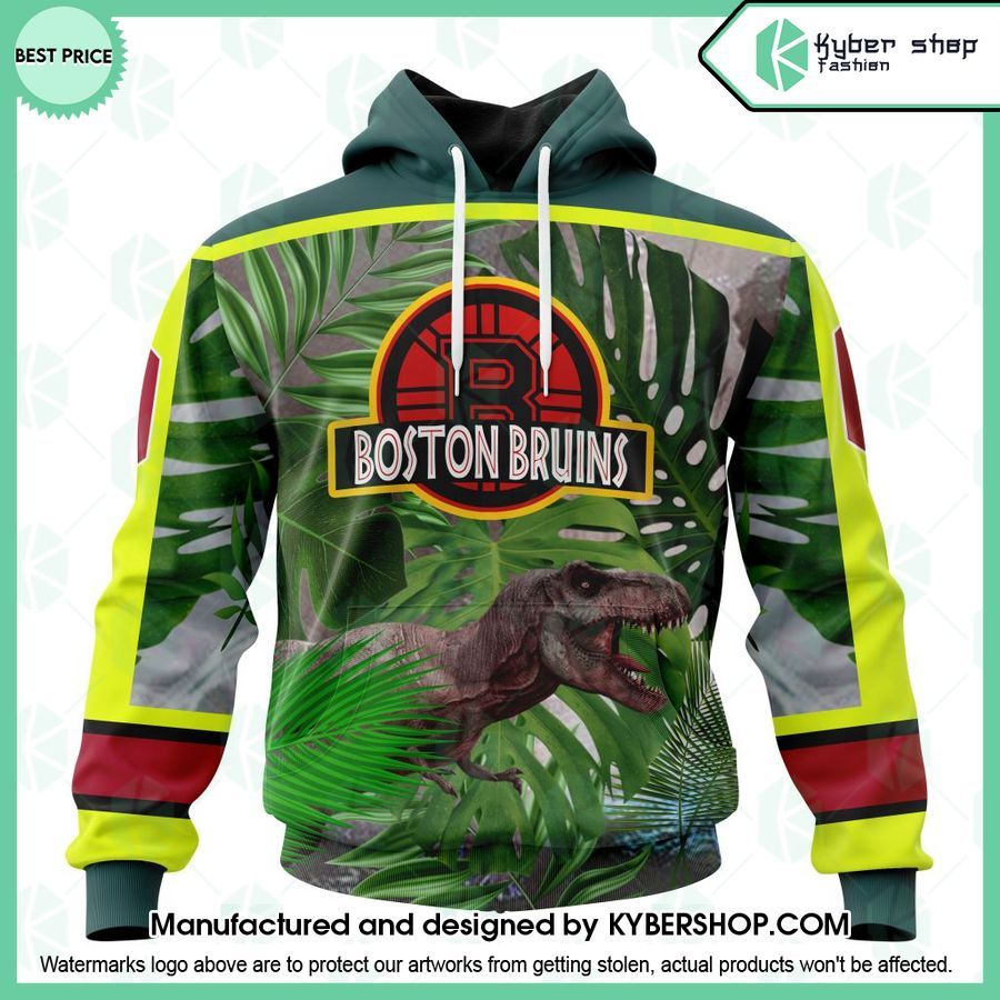 Boston Bruins Hockey For Jurassic World CUSTOM Hoodie