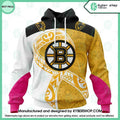Boston Bruins Samoa Fights Cancer CUSTOM Hoodie