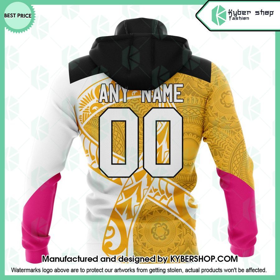 Boston Bruins Samoa Fights Cancer CUSTOM Hoodie
