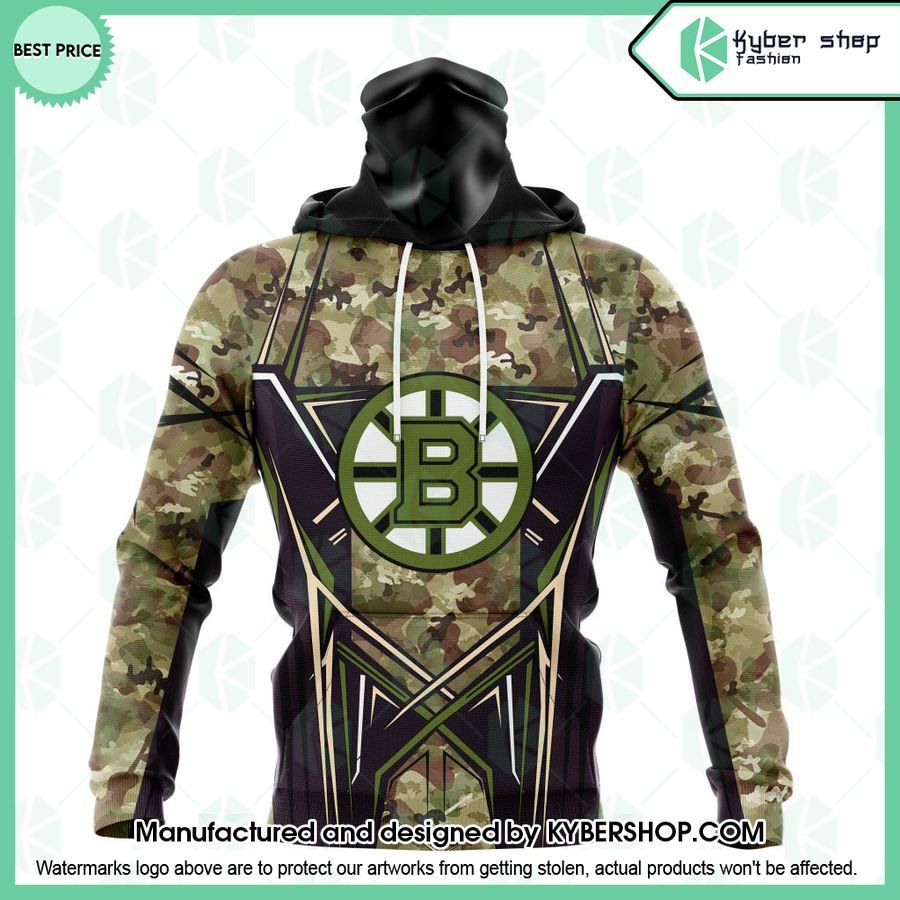 Boston Bruins Special Camo Color Design CUSTOM Hoodie