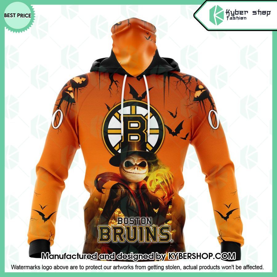 Boston Bruins Special Jack Skellington Halloween Concepts CUSTOM Hoodie