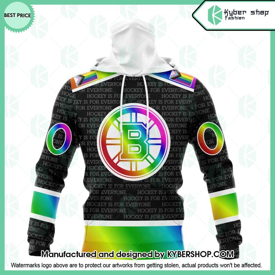Boston Bruins Special Pride Design CUSTOM Hoodie
