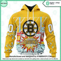 Boston Bruins With Ice Hockey Arena CUSTOM Hoodie