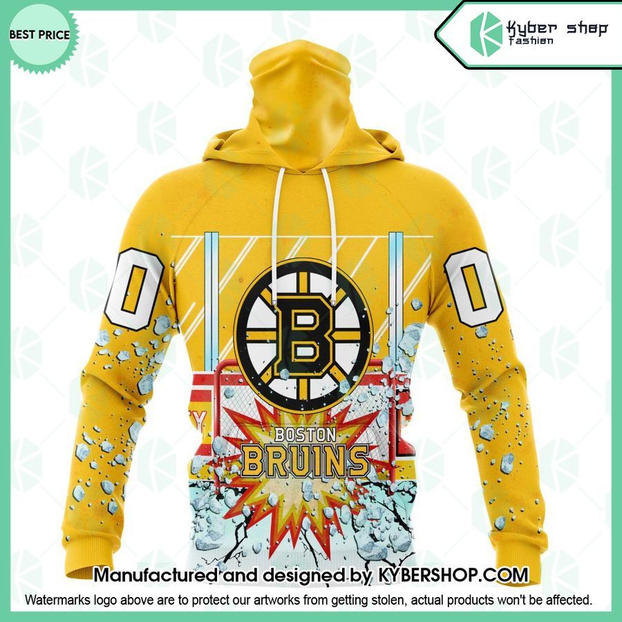 Boston Bruins With Ice Hockey Arena CUSTOM Hoodie