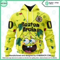 Boston Bruins With Spongebob CUSTOM Hoodie