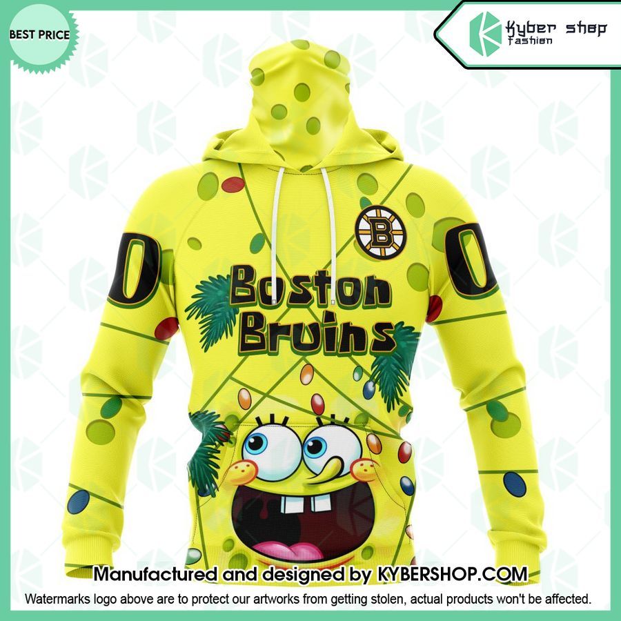 Boston Bruins With Spongebob CUSTOM Hoodie