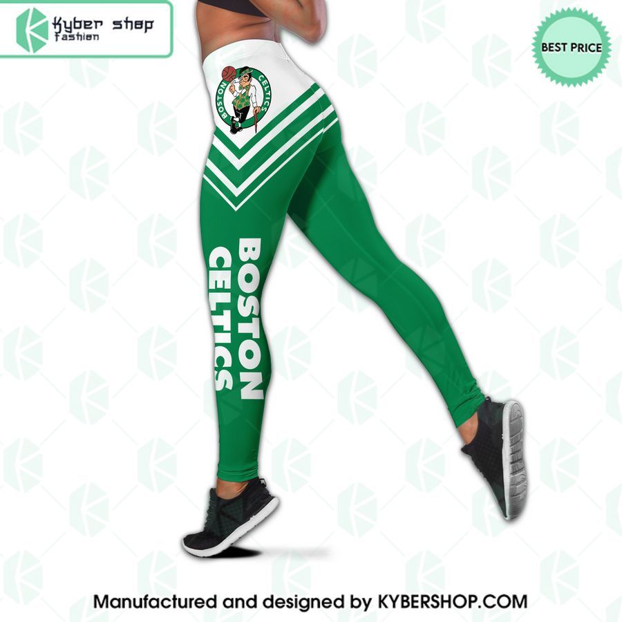 Boston Celtics Bleed Green CUSTOM Crop Hoodie Leggings