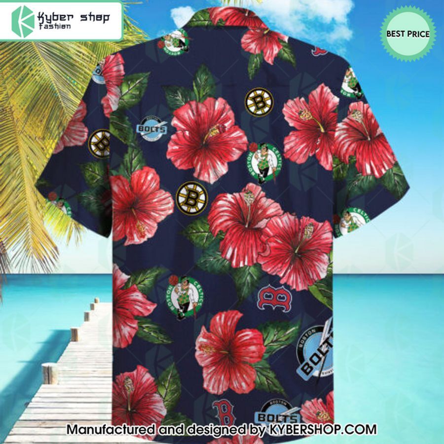 Boston Celtics Boston Bruins Boston Bolts Boston Red Sox Hawaiian Shirt