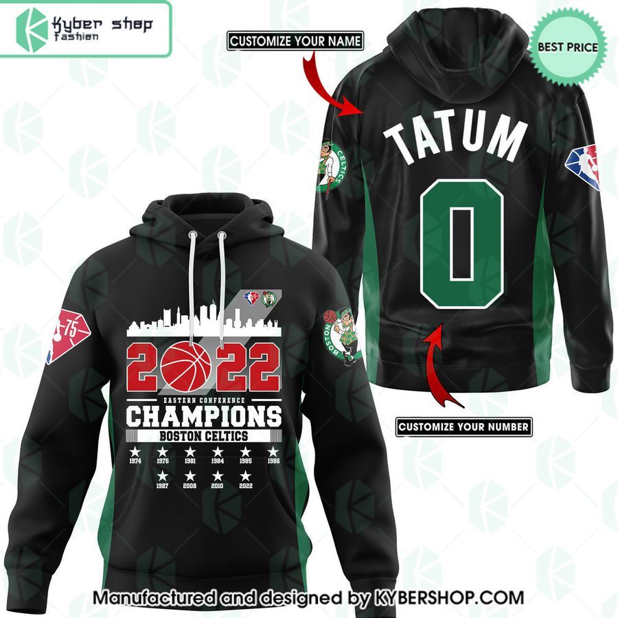 Boston Celtics Eastern Conference Champios CUSTOM Hoodie