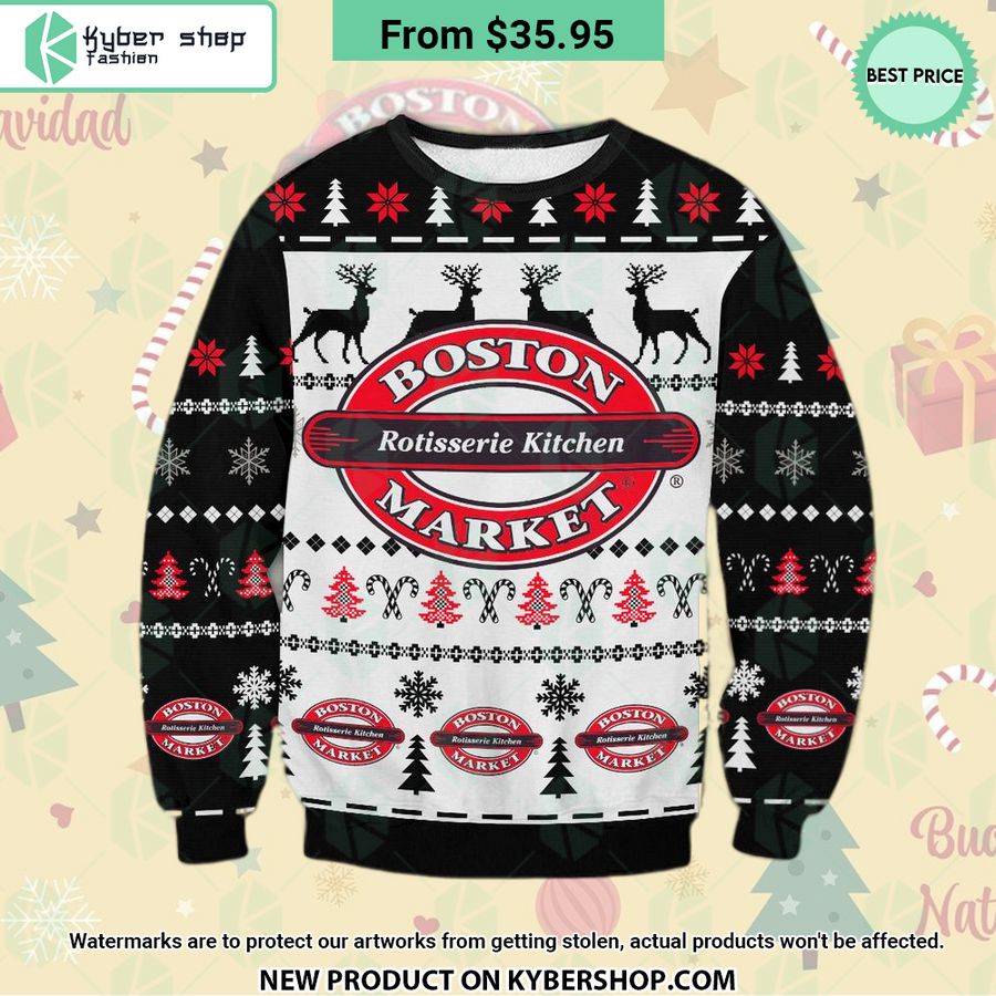 Boston Market Christmas Sweater
