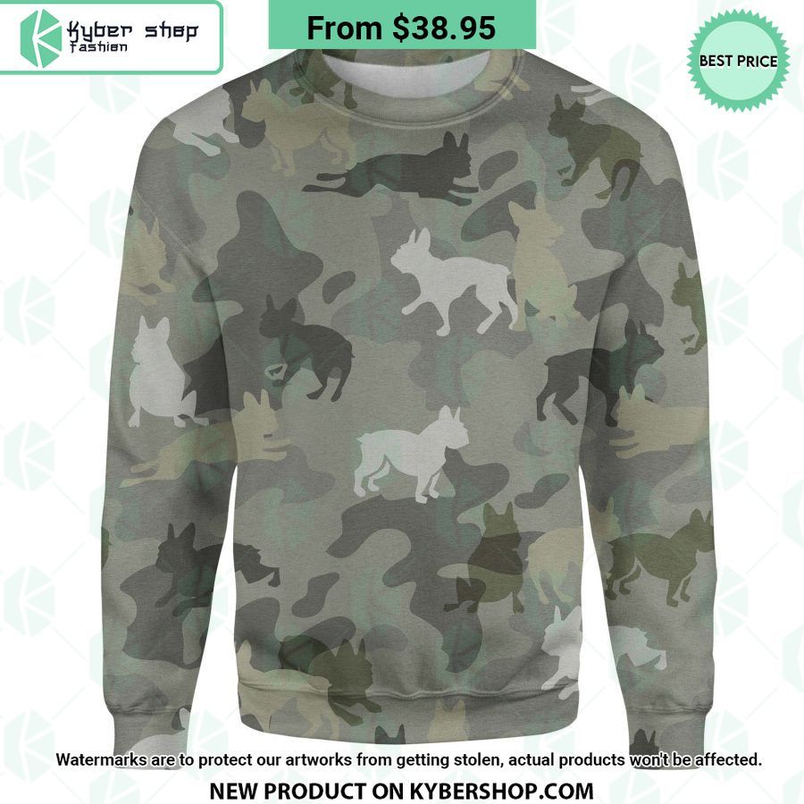 Boston Terrier Camo Sweatshirt