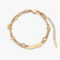 Bow Chain Double Strand Bracelet T-Shirts