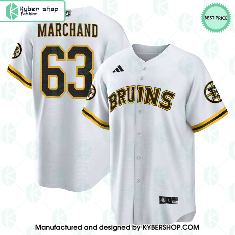 Brad Marchand Boston Bruins Baseball Jersey