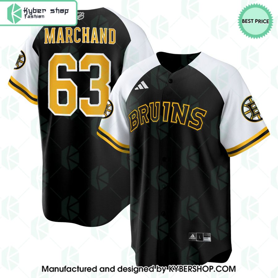 Brad Marchand Boston Bruins Baseball Jersey