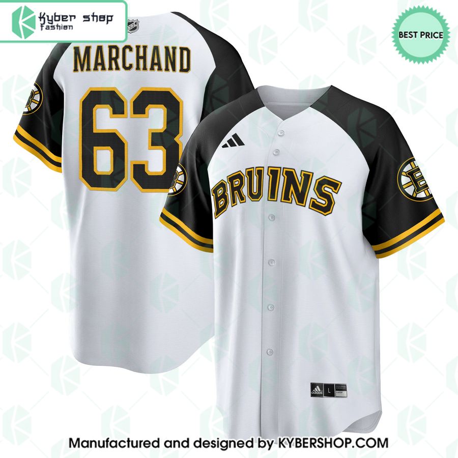 Brad Marchand Boston Bruins Baseball Jersey
