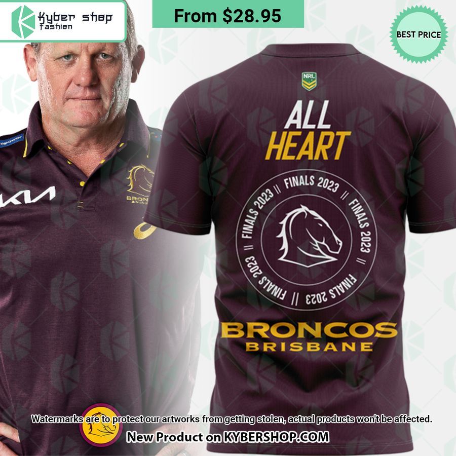 Brisbane Broncos All Heart Final Shirt, Shorts