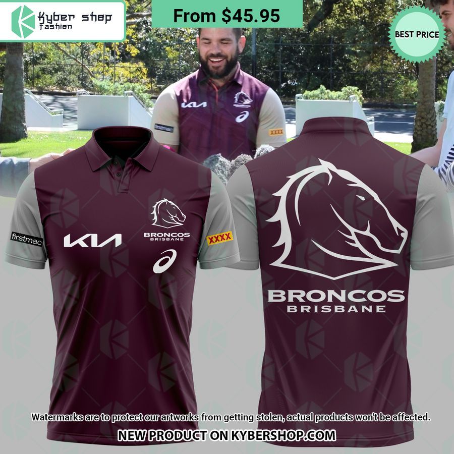 Brisbane Broncos NRL Polo Shirt, Pants