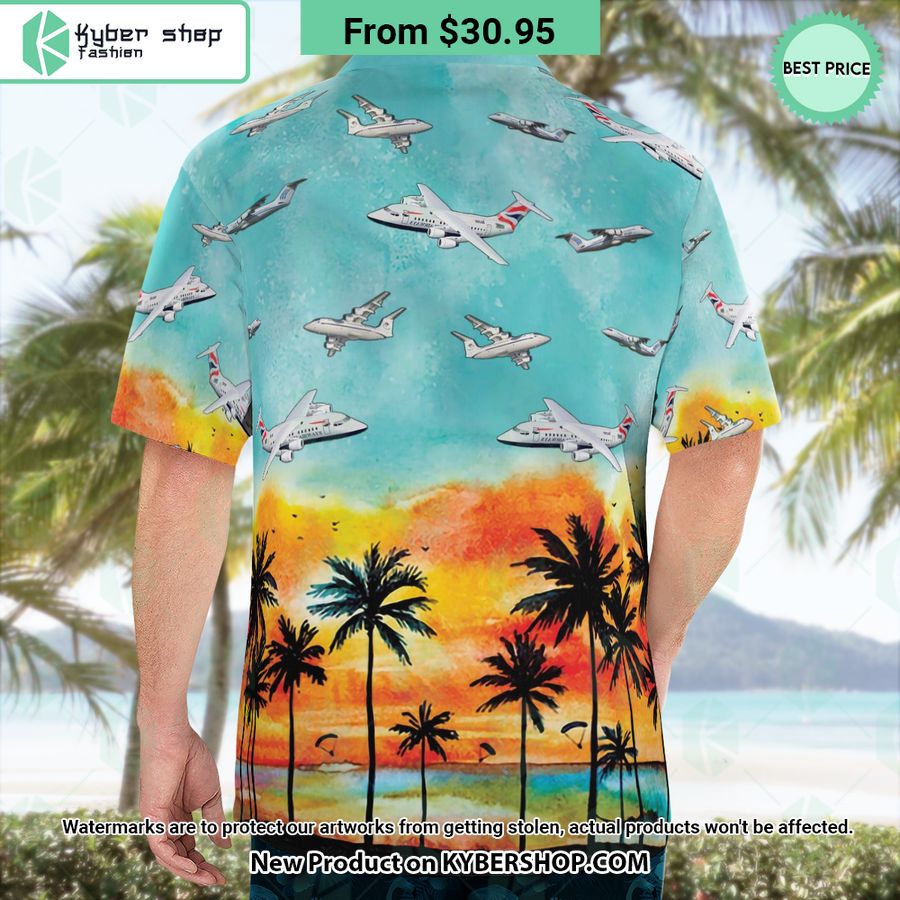 British Aerospace 146 BAE 146 Hawaiian Shirt