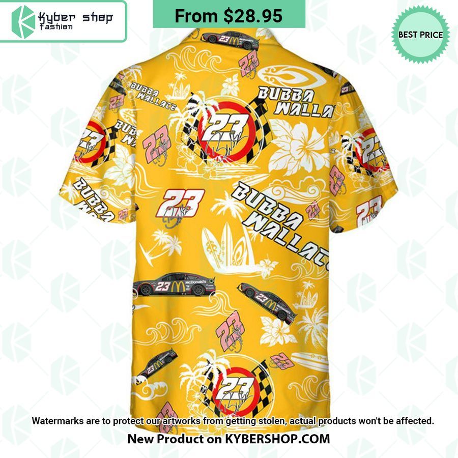 Bubba Wallace NASCAR Racing Hawaiian Shirt