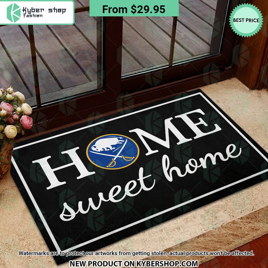 Buffalo Sabres Home Sweet Home Doormat