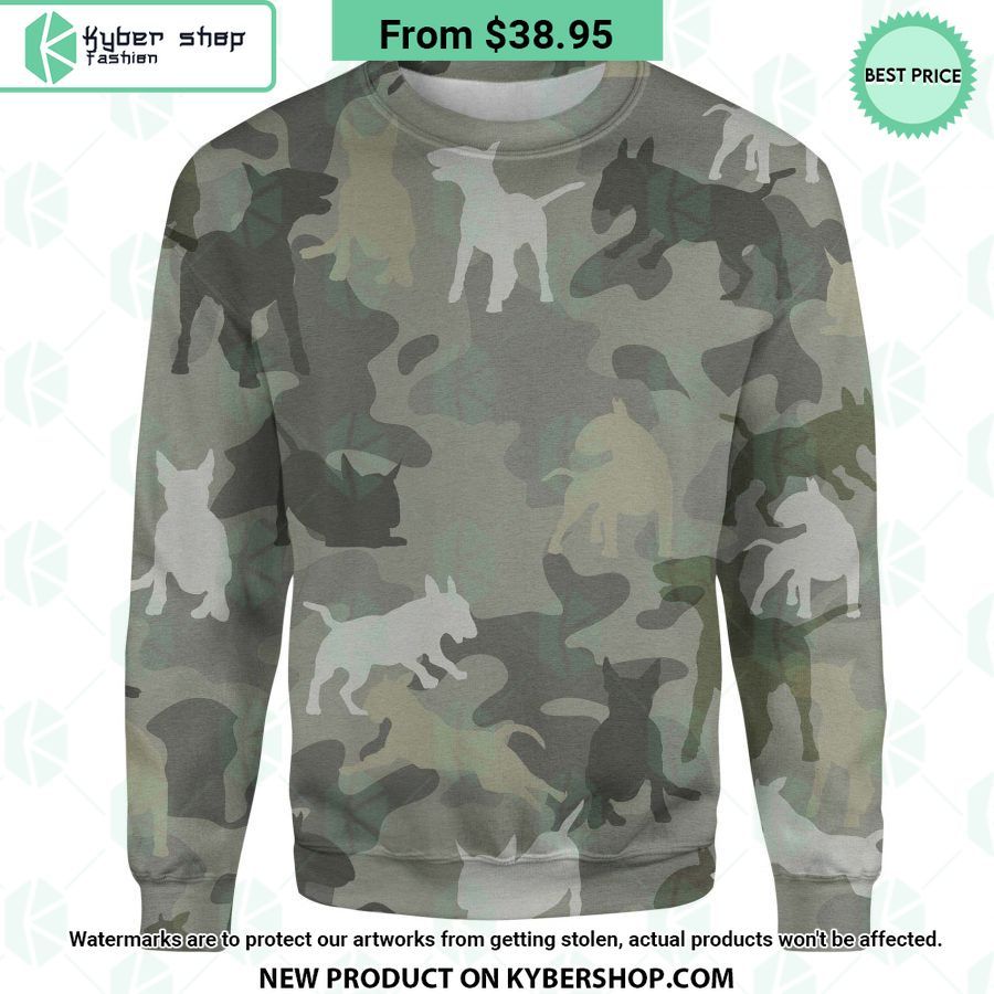 Bull Terrier Camo Sweatshirt