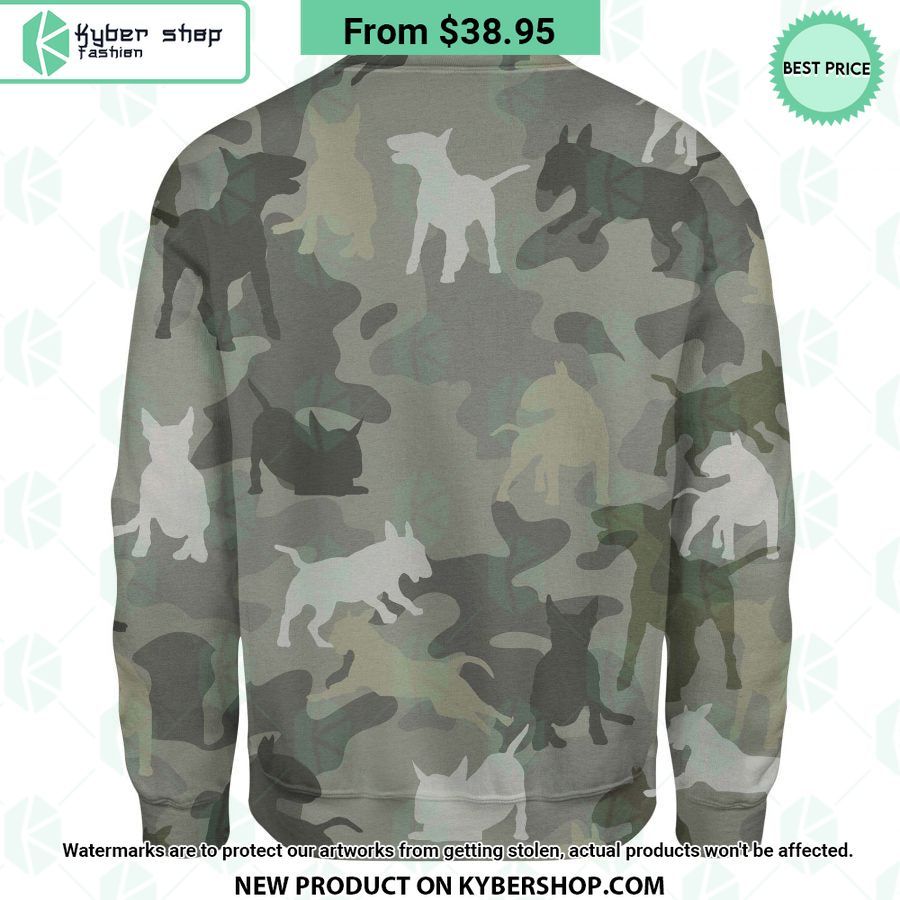 Bull Terrier Camo Sweatshirt
