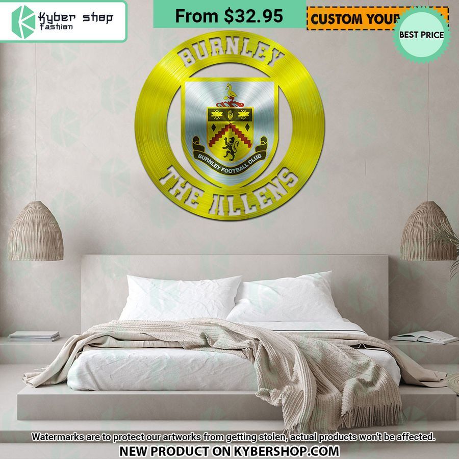 Burnley CUSTOM Metal Sign
