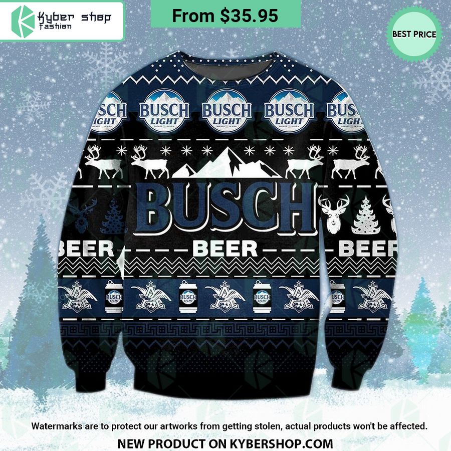 Busch Light Beer Sweater