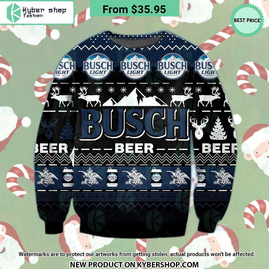 Busch Light Beer Sweater