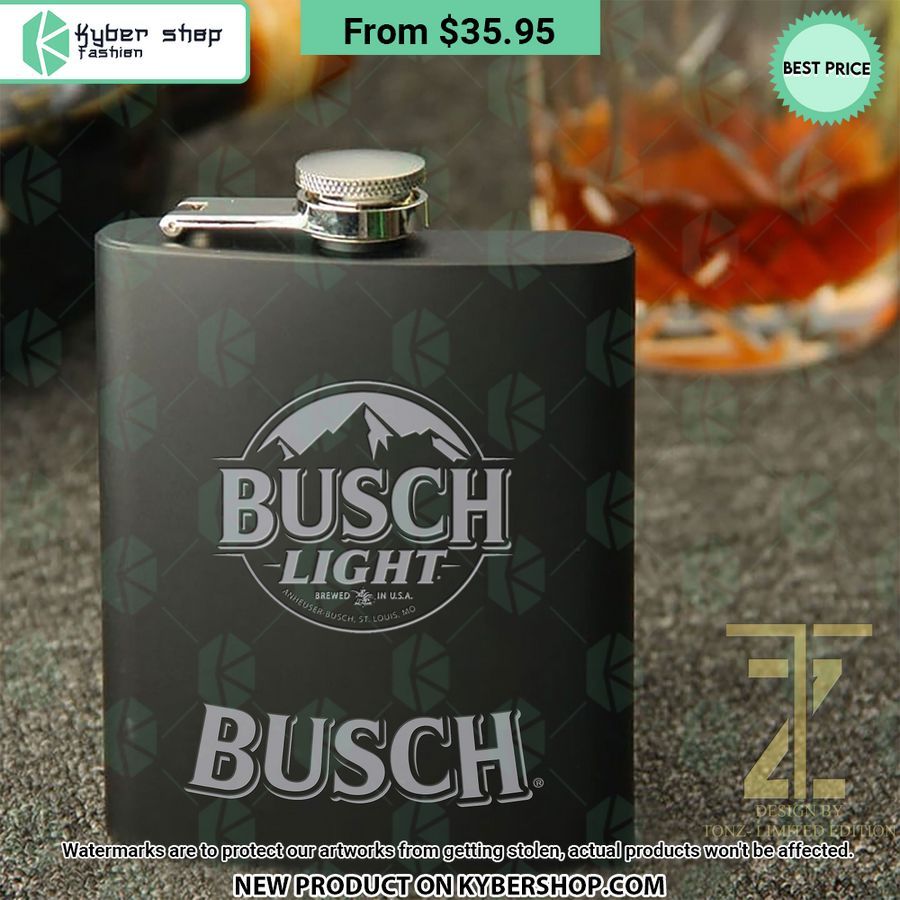 Busch Light Hip Flask