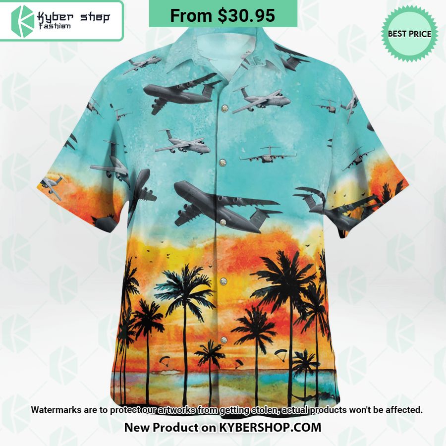 C-5 Galaxy Hawaiian Shirt