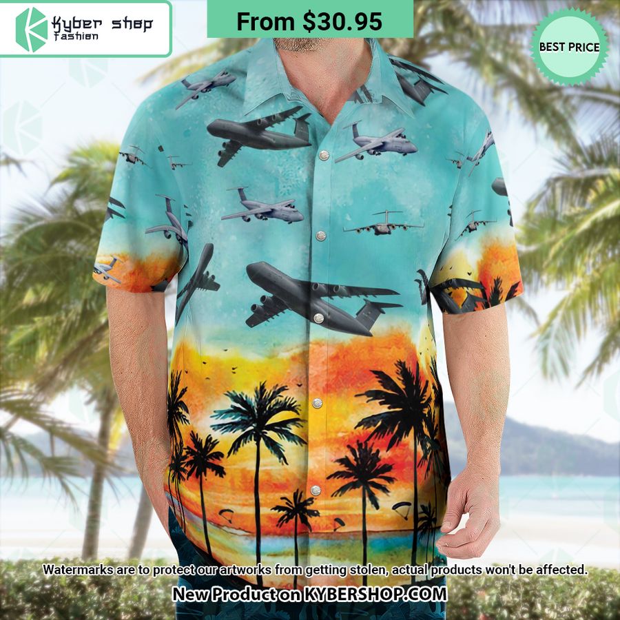 C-5 Galaxy Hawaiian Shirt