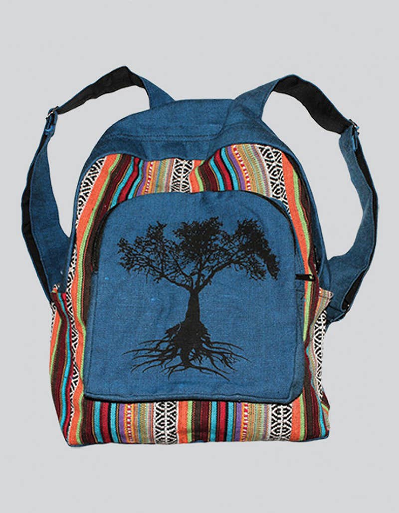 Tree of Life Print Backpack (CODE-371)