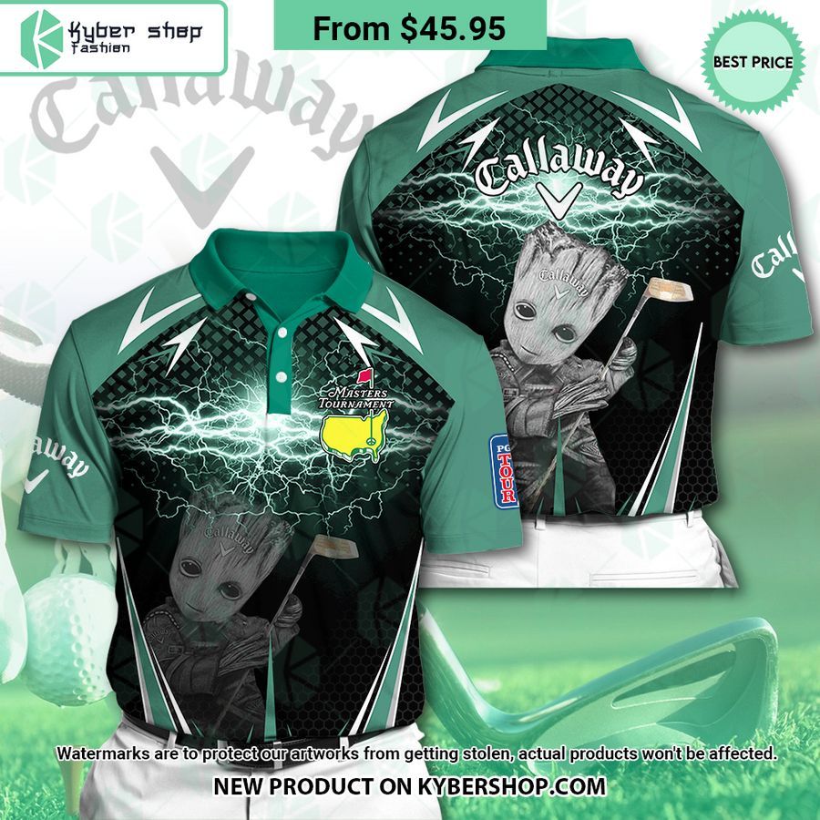 Callaway Masters Tournament Baby Groot Polo Shirt