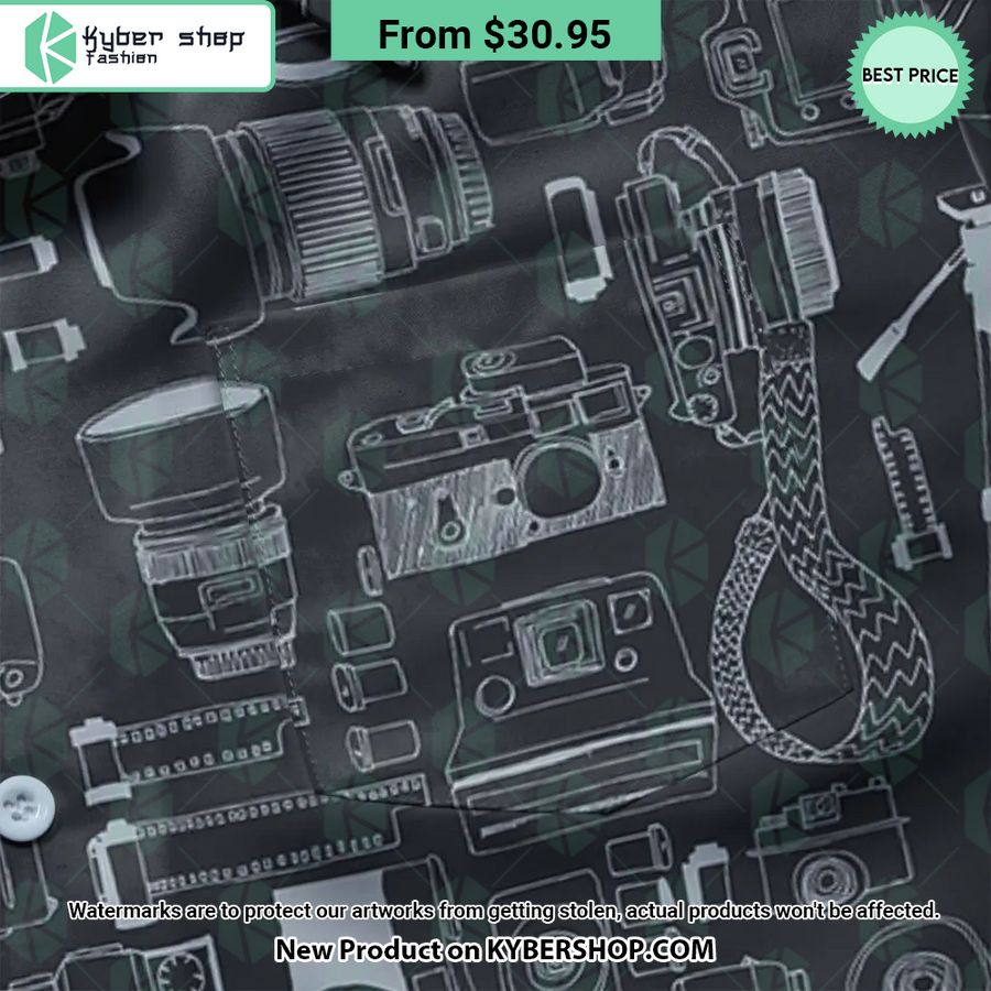 Camera pattern Hawaiian Shirt