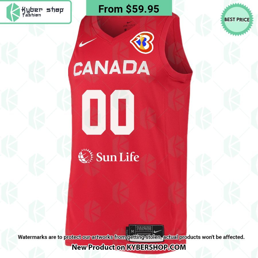 Canada FIBA Basketball World Cup 2023 CUSTOM Basketball Jersey