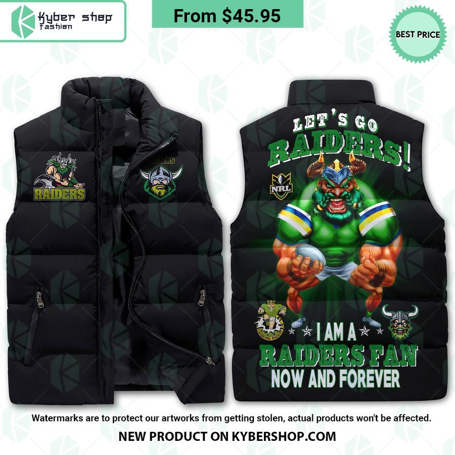 Canberra Raiders Sleeveless Puffer Down Jacket