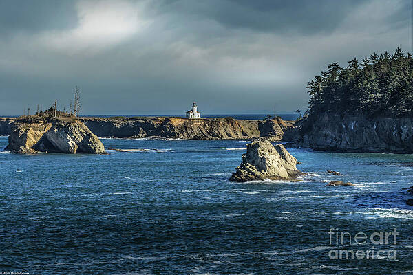 Cape Arago Oregon Coast Print Unisex , , , Long Sleeve Tee