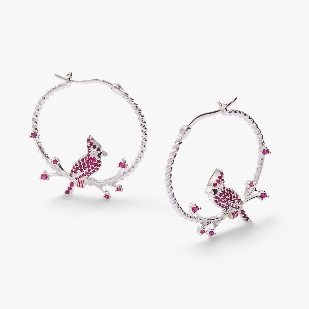 Cardinal Reversible Hoop Earrings T-Shirts