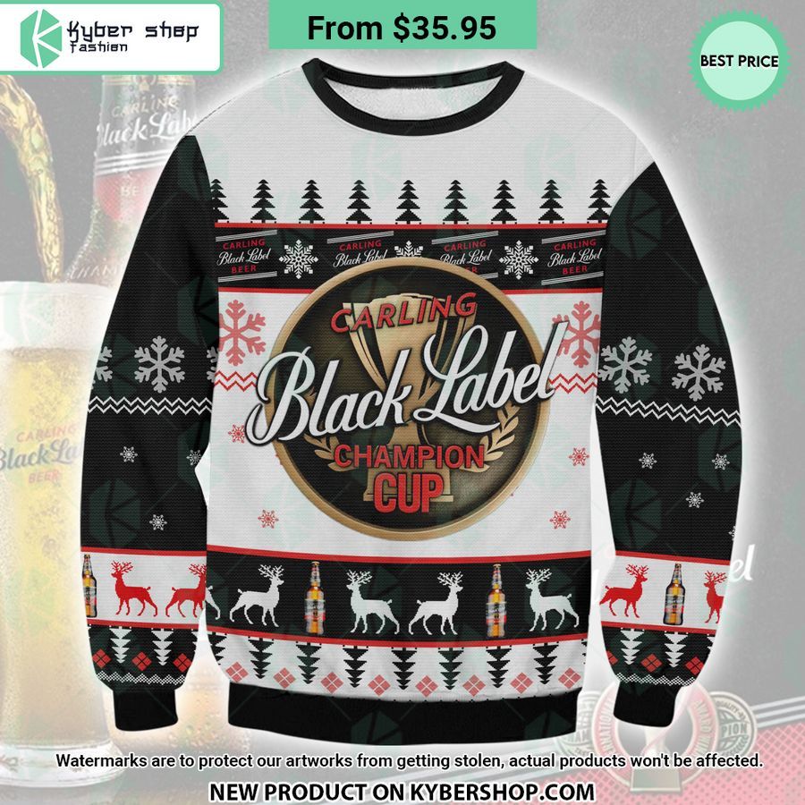 Carling Black Label Beer Sweater