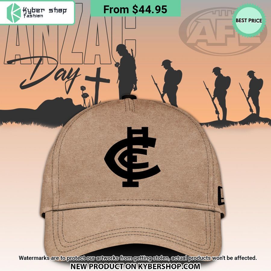 Carlton Blues AFL Anzac Day CUSTOM Hoodie